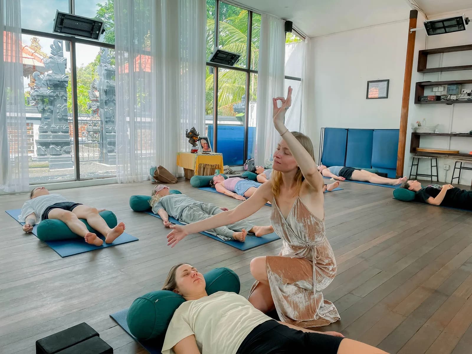 A Kundalini Activation session in progress in Bali
