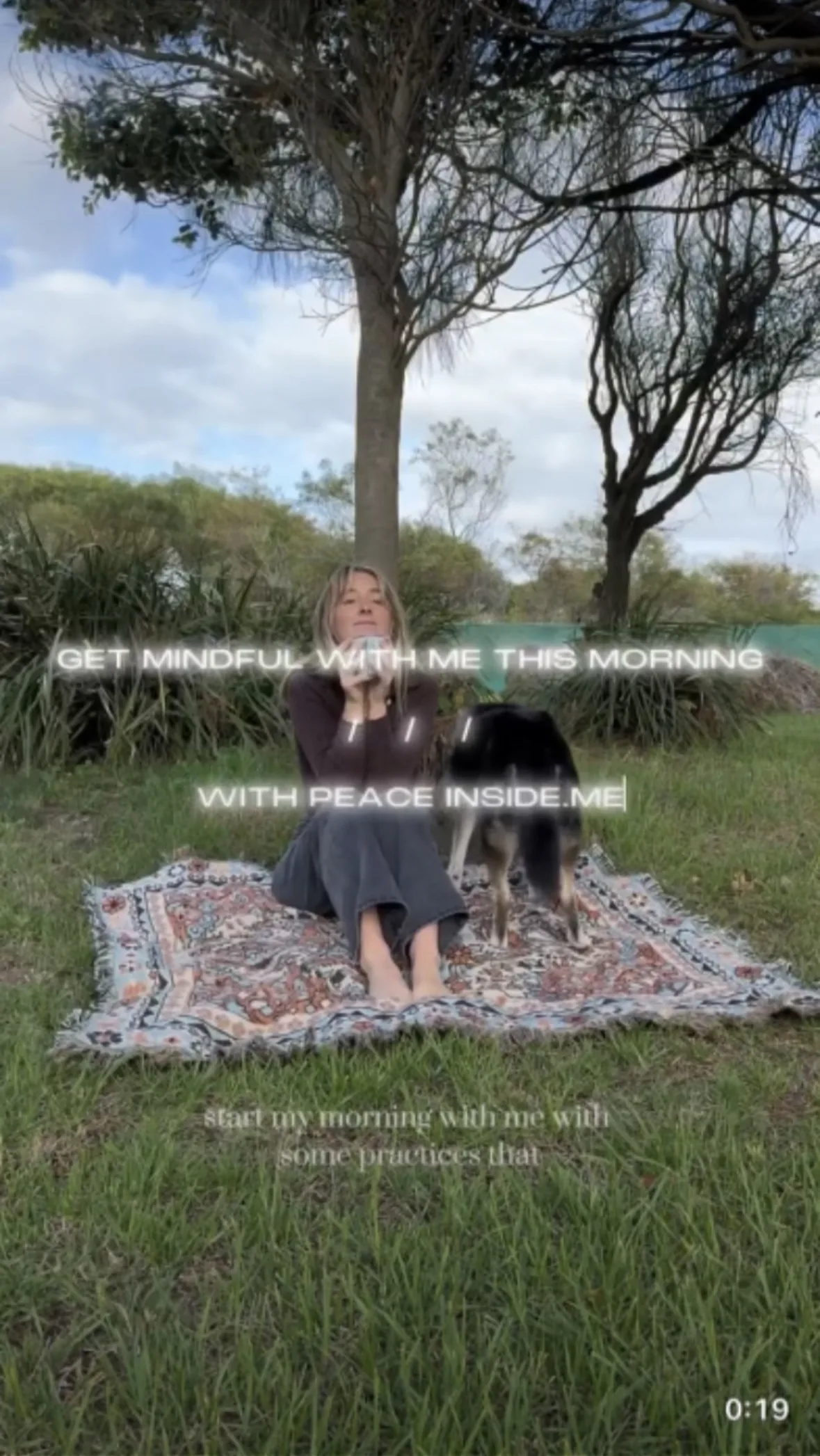 Screenshot of a review of a Peace Inside Me course