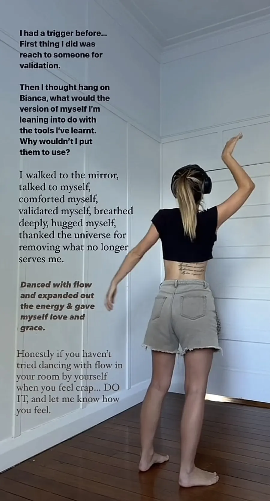 Screenshot of a review of a Peace Inside Me course